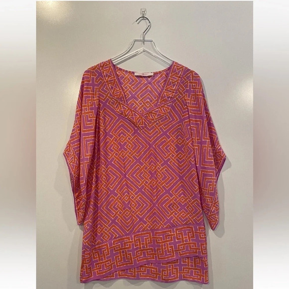 Alice & Trixie Geometric Print Silk Shift Dress Womens Size XS (179) - Picture 1 of 4